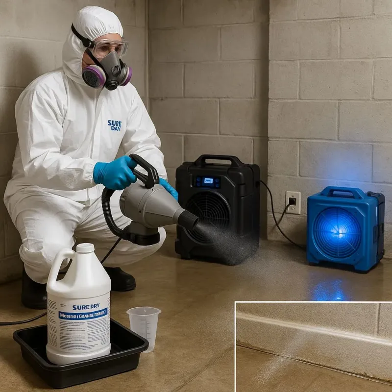 Sanitization and Odor Removal process in Sparta, WI