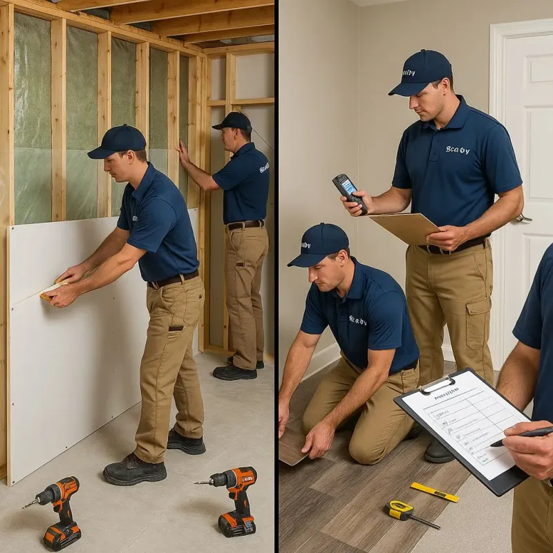 Repairs and Reconstruction process in Sparta, WI